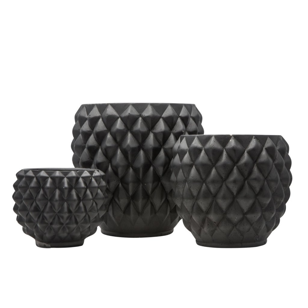 SUR L'INTÉRIEUR - KRUKA CACTUS 11X9 NOIR