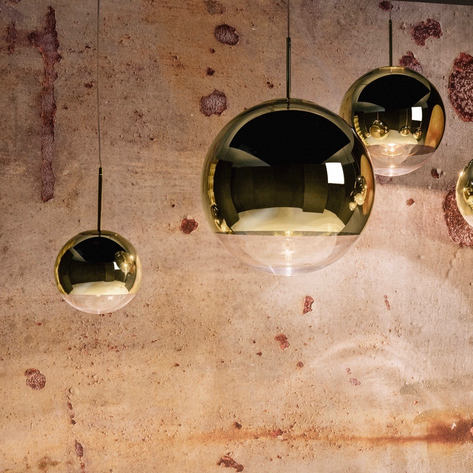 MIROIR BALL 50 PLAFONNIER OR